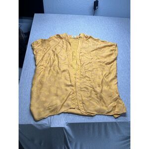 Sunday Best‎ Gold Kimono Cardigan Sweater Size XS/s
